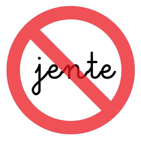 gente o jente|Cómo se escribe gente o jente